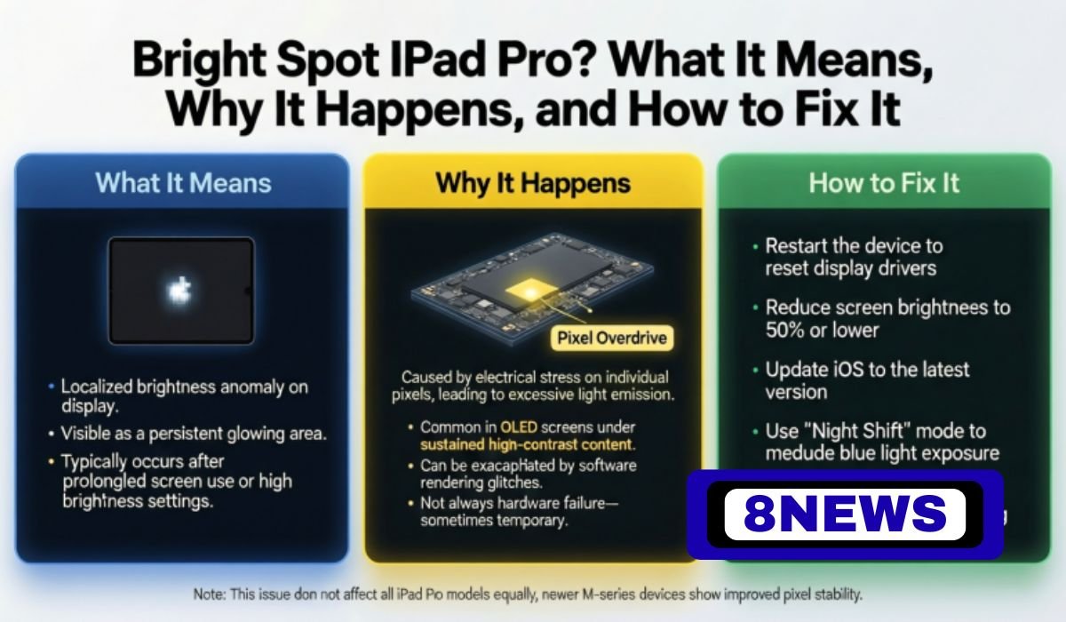 bright spot ipad pro