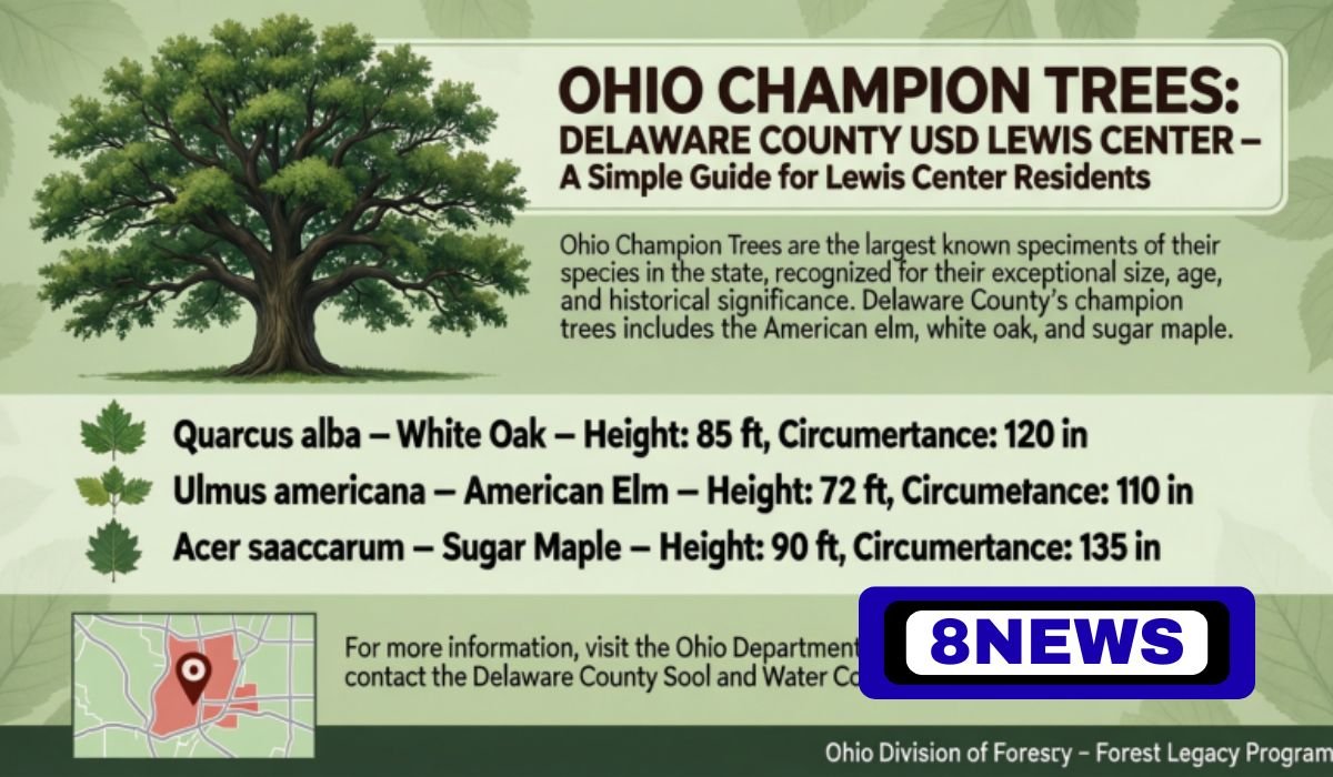 ohio champion trees delaware county usd lewis center